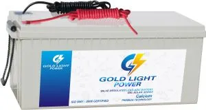Bateria solar GEL de 12 V e 200 AH com valor regulado Produtos padrão
